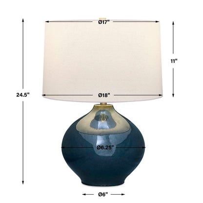 Corrine - Table Lamp - Deep Blue