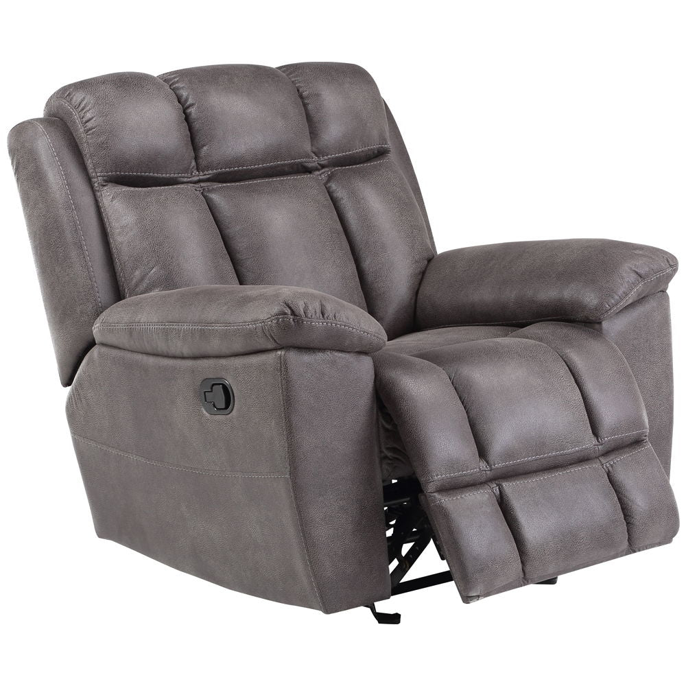 Goliath - Manual Glider Recliner - Arizona Grey