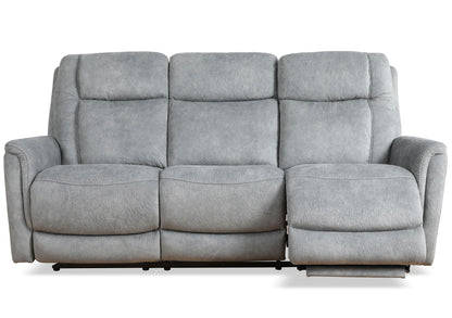 Linus - Zero Gravity Power Reclining Sofa - Hudson Gray