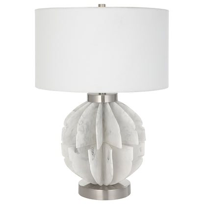 Repetition - Marble Table Lamp - White