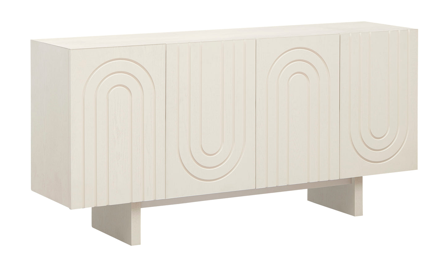 Windham - Four Door Credenza - Cream