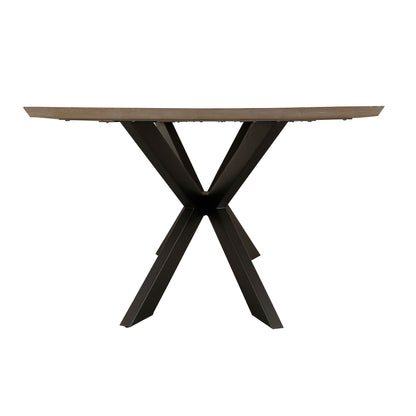 Crossings - Rectangular Dining Table With 4 Upholstered Chairs - Natural