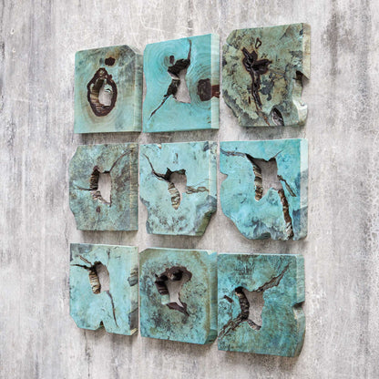 Bahati - Wood Wall Art (Set of 9)