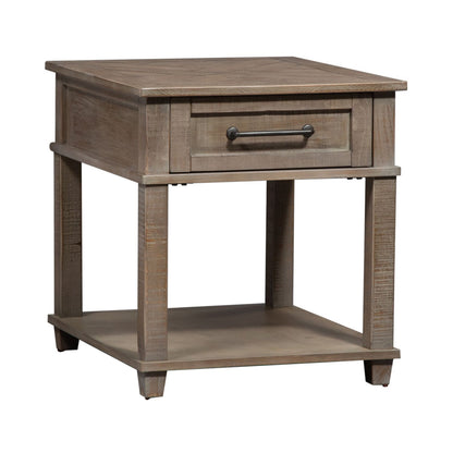 Parkland Falls - 3 Piece Table Set (1 Lift Top Cocktail Table 2 End Tables) - Weathered Taupe
