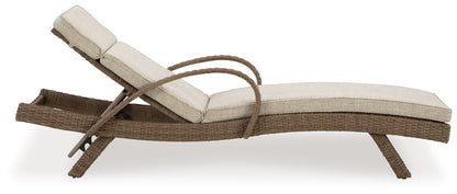 Beachcroft - Beige - Chaise Lounge With Cushion