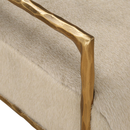 Kashmir - Aged Gold Accent Chair