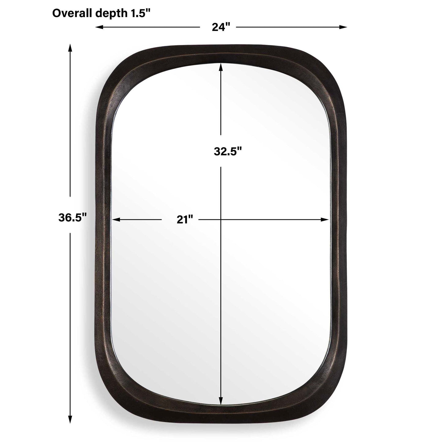 Malone - Mirror - Bronze