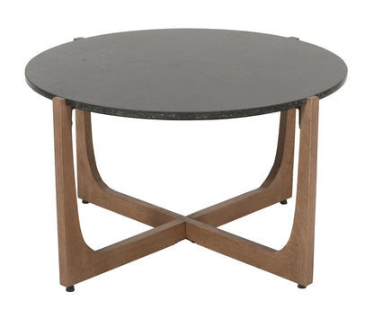 Campbell - Cocktail Table - Natural / Black Marble