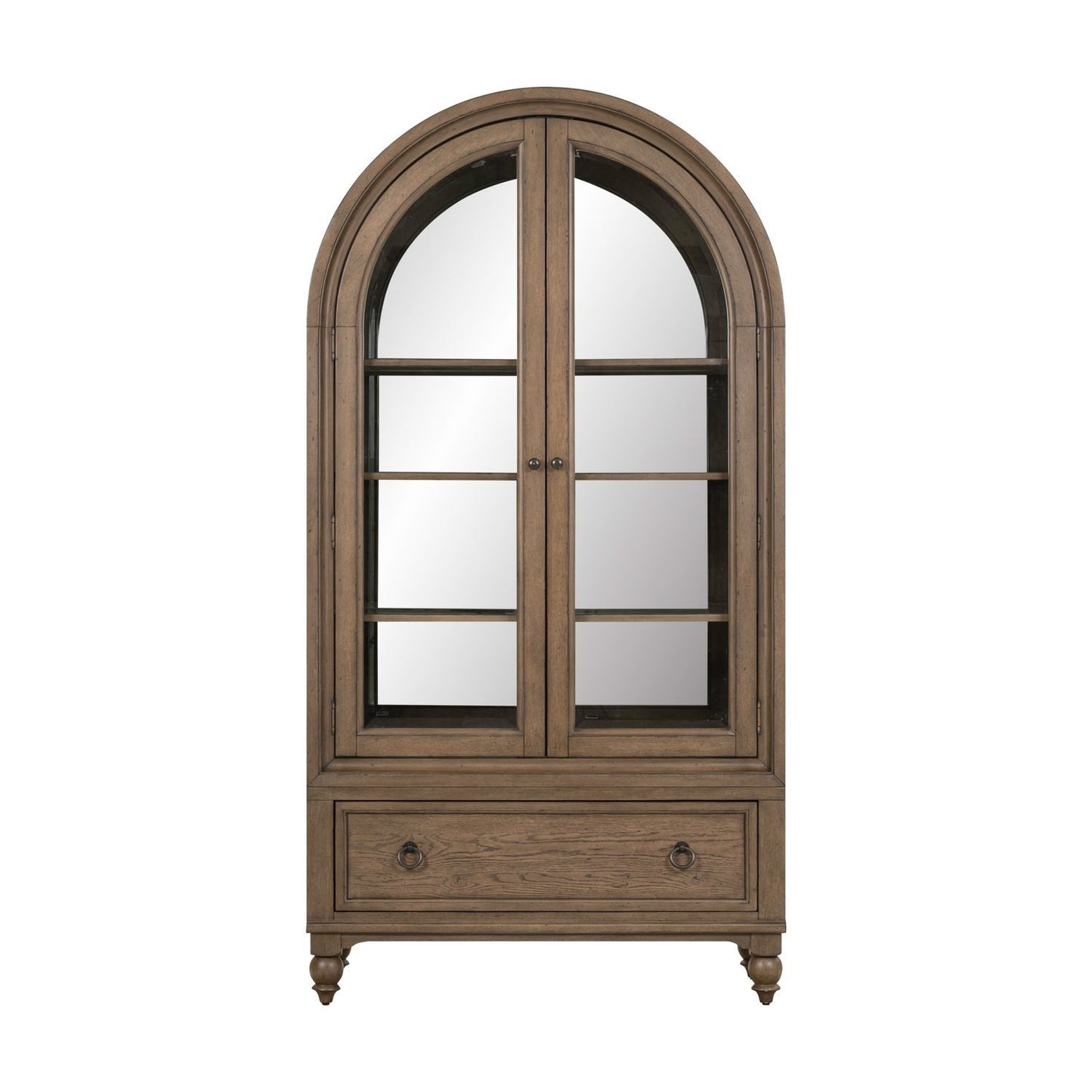 Lindsey Farm - Counter Height Swivel Chair (RTA) - Natural / Brown