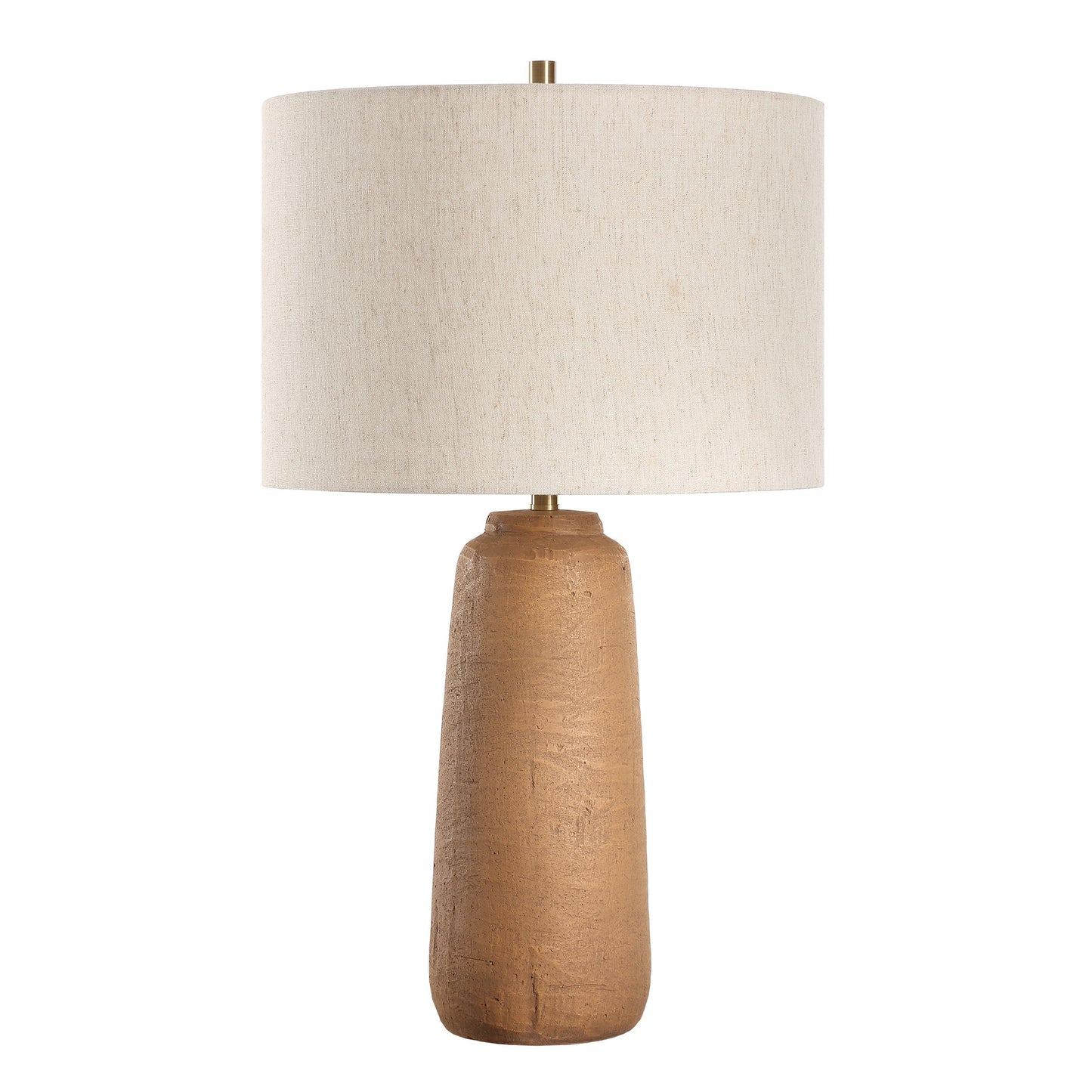 Ayda - Terracotta Table Lamp - Light Brown