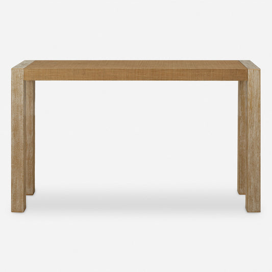 Bentley - Grasscloth Console Table