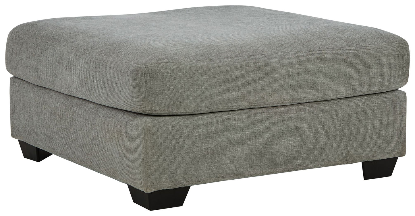 Keener - Ash - Oversized Accent Ottoman