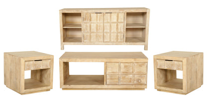 Laguna - 64" Console - Bleached Natural