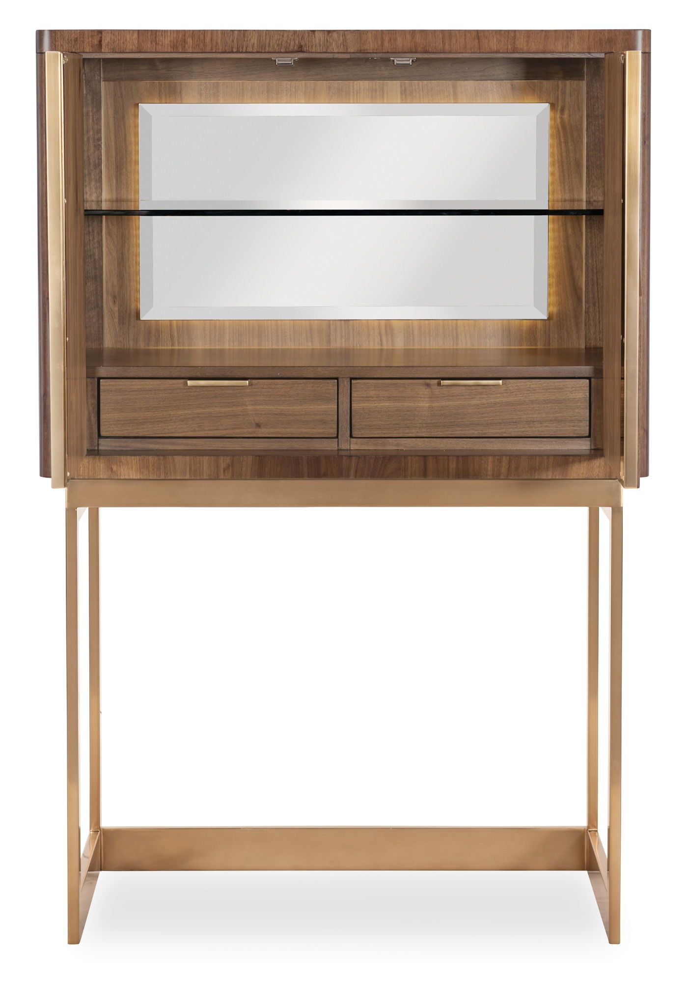 Eleana - Bar On Stand - Medium Wood