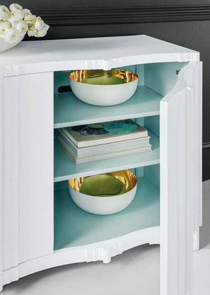 Melange - Corinth 4-Door Entertainment Console