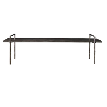 Chandos - Wooden Bench - Dark Gray