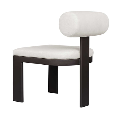 Bolster Back - Outdoor Dining Chair - White