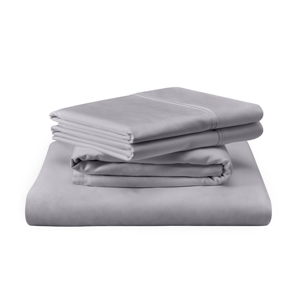 Linens - Tempur Luxe Egyptian Cotton Sheet Set - Cool Gray
