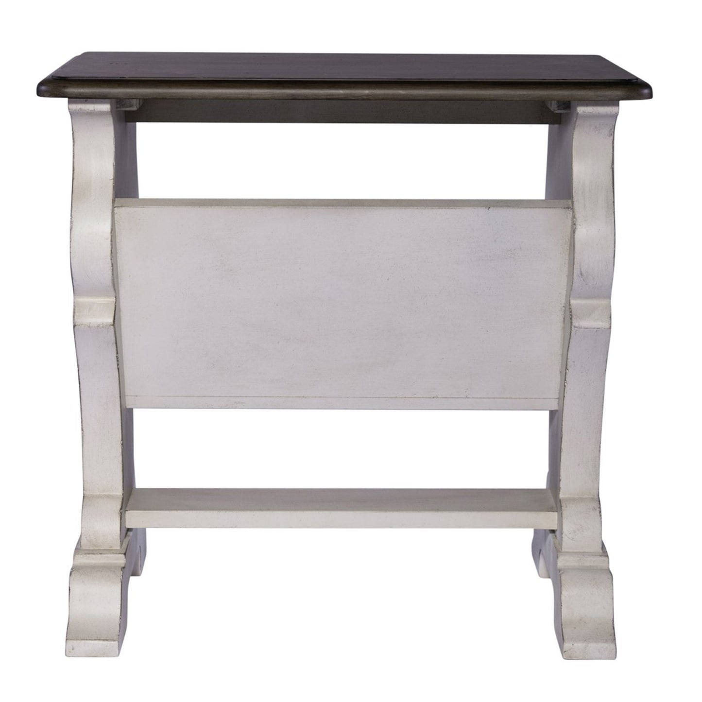 Abbey Road - Library Chair Side Table - White