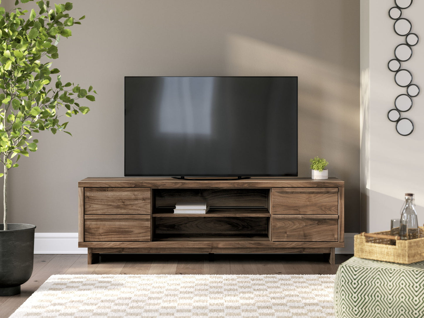 Zadilyn - TV Stand With Fireplace Option