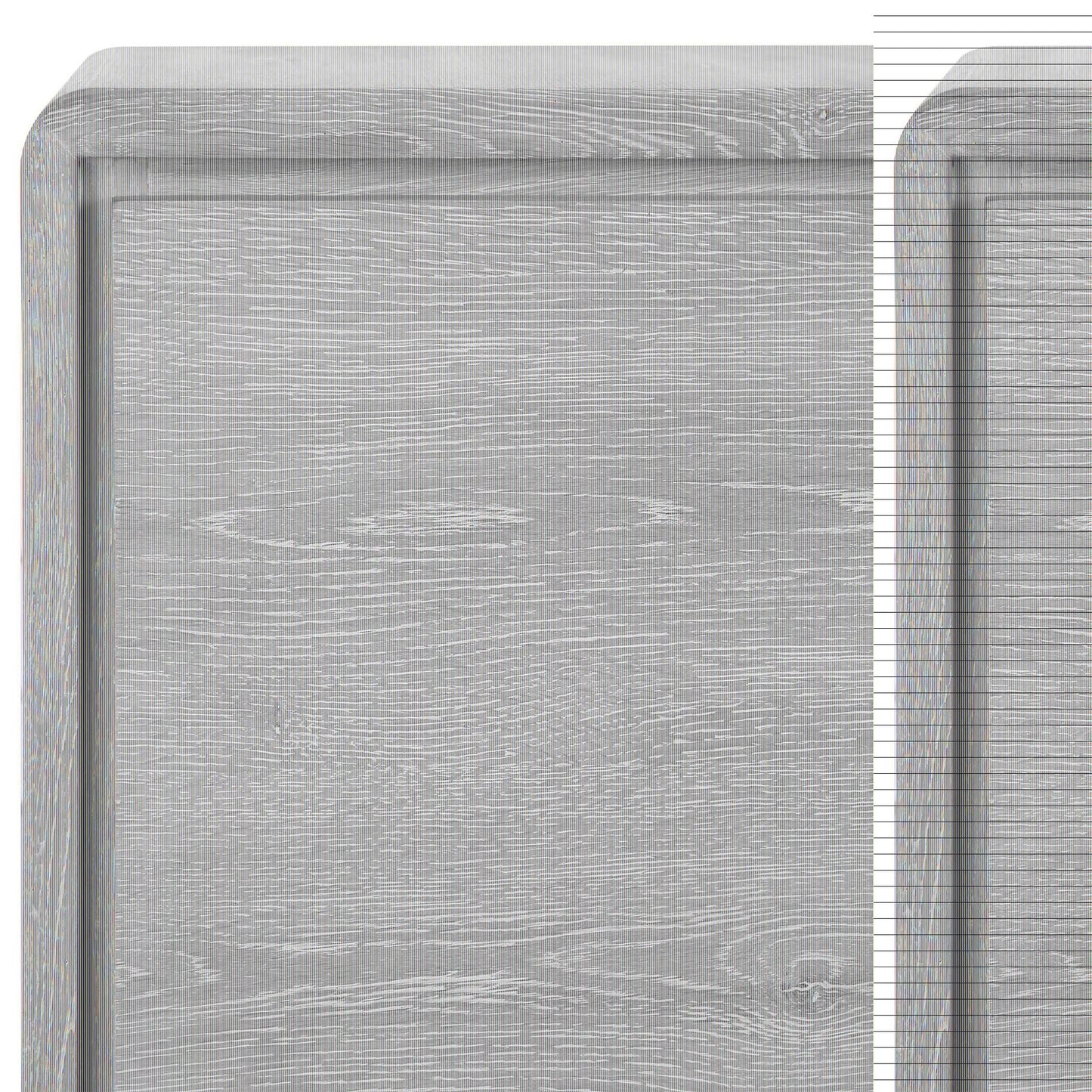 Evanston - 4 Door Natural Oak Cabinet - Woodtone