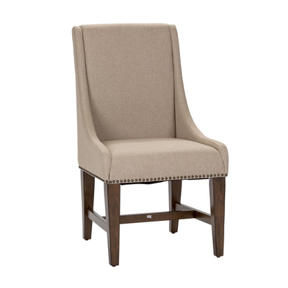 Armand - Upholstered Side Chair - Beige