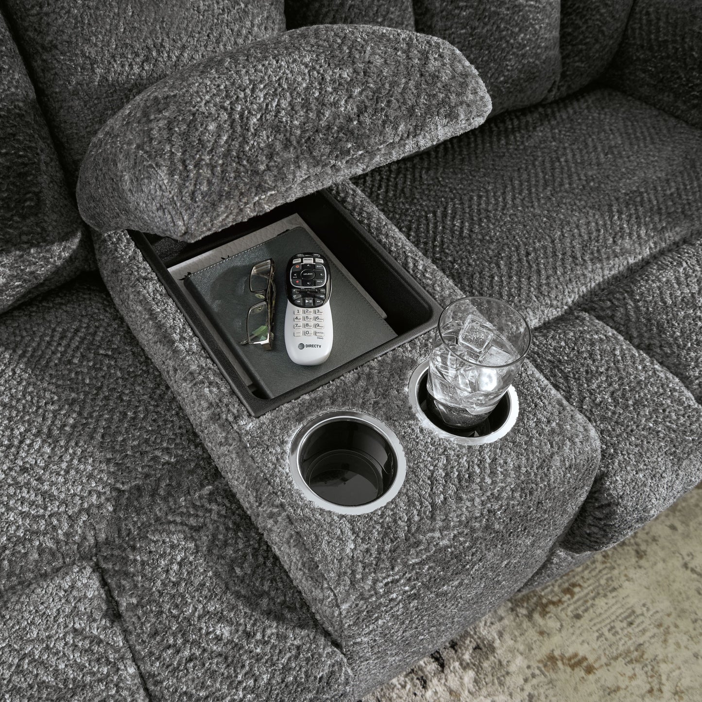 Frohn - Dbl Reclining Loveseat With Console