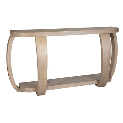 Adona - Wood Console Table - Light Brown