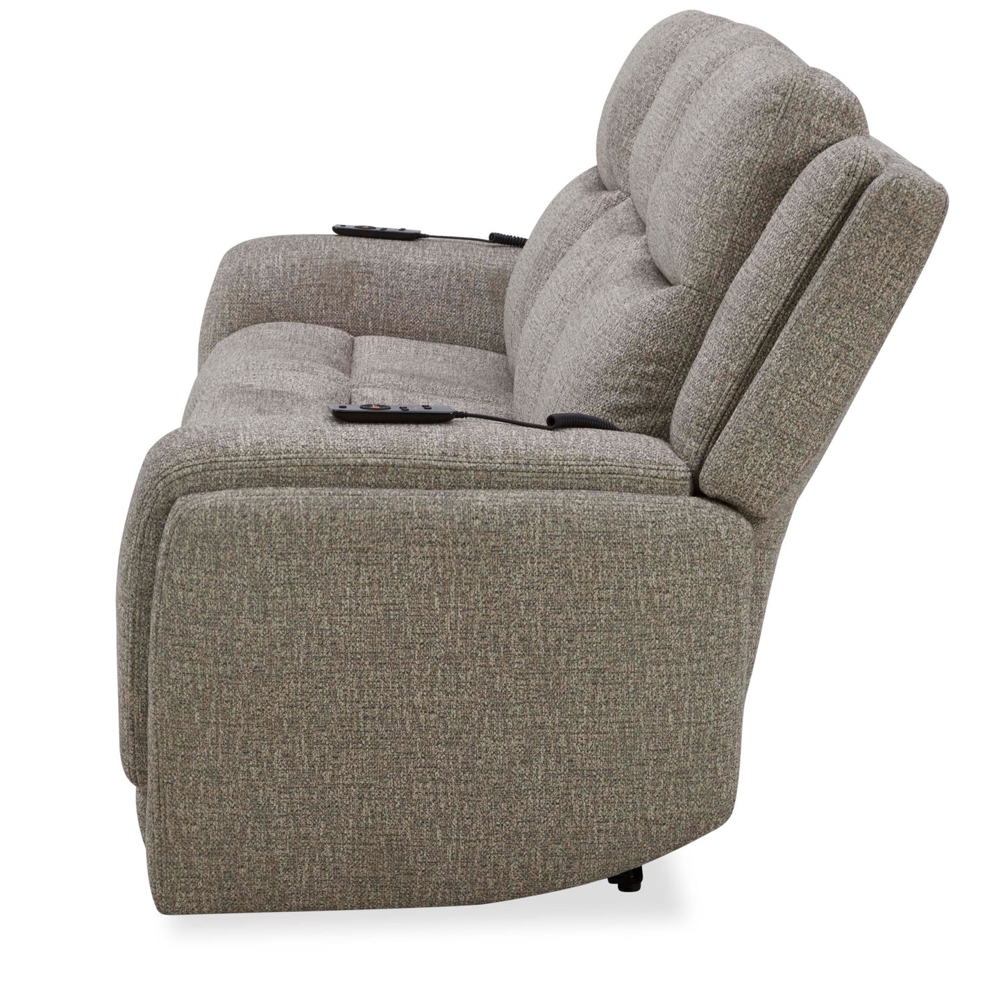 Penfield - Power Reclining Zero Gravity Sofa With Heat, Massage And Speaker - Frappe