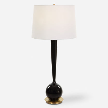 Brielle - Table Lamp - Polished Black