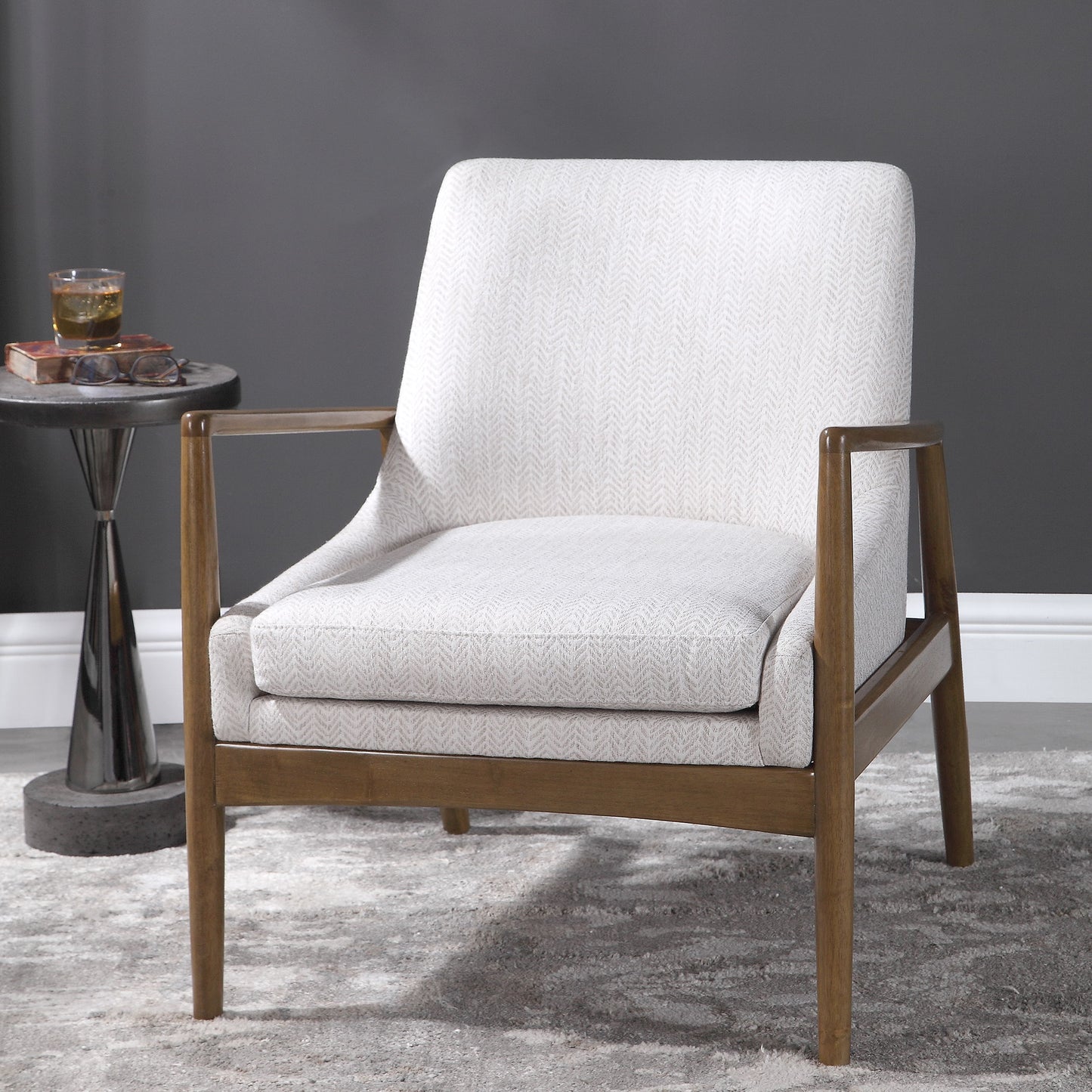 Bev - Accent Chair - White