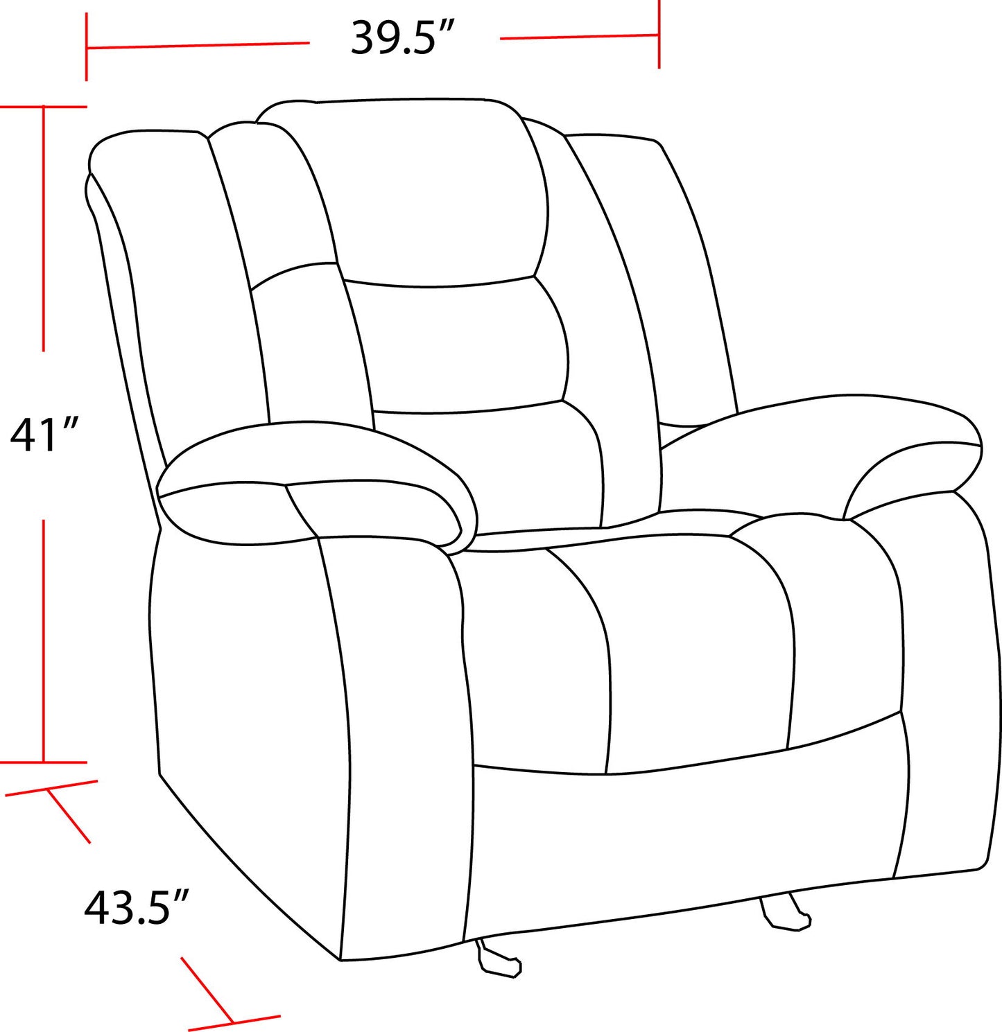 Bolton - Glider Reclining Sofa Set