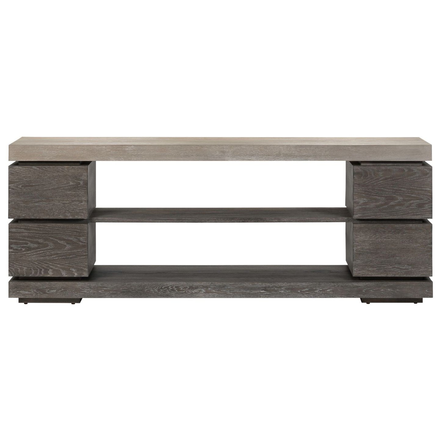Piedmont - 84'' TV Console - Charcoal / Ash