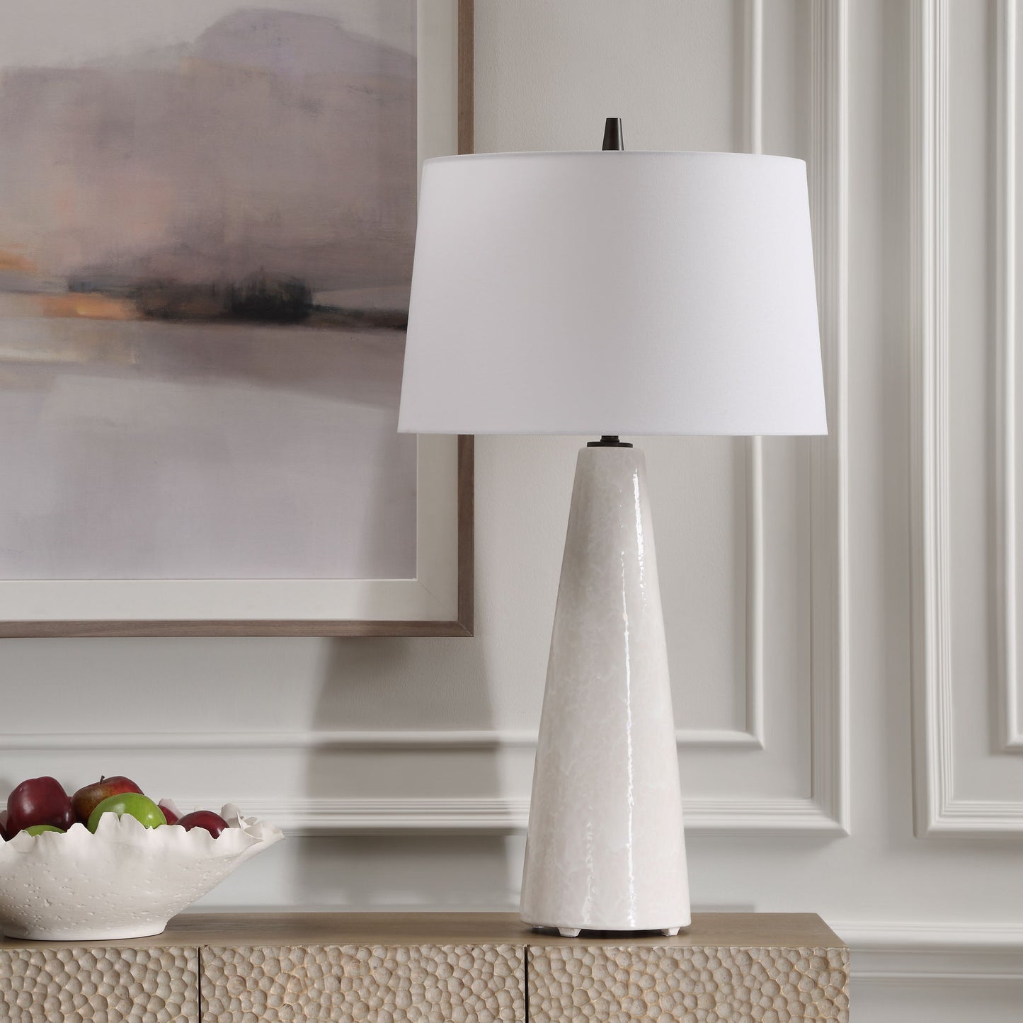 Loire - Ivory Glaze Table Lamp