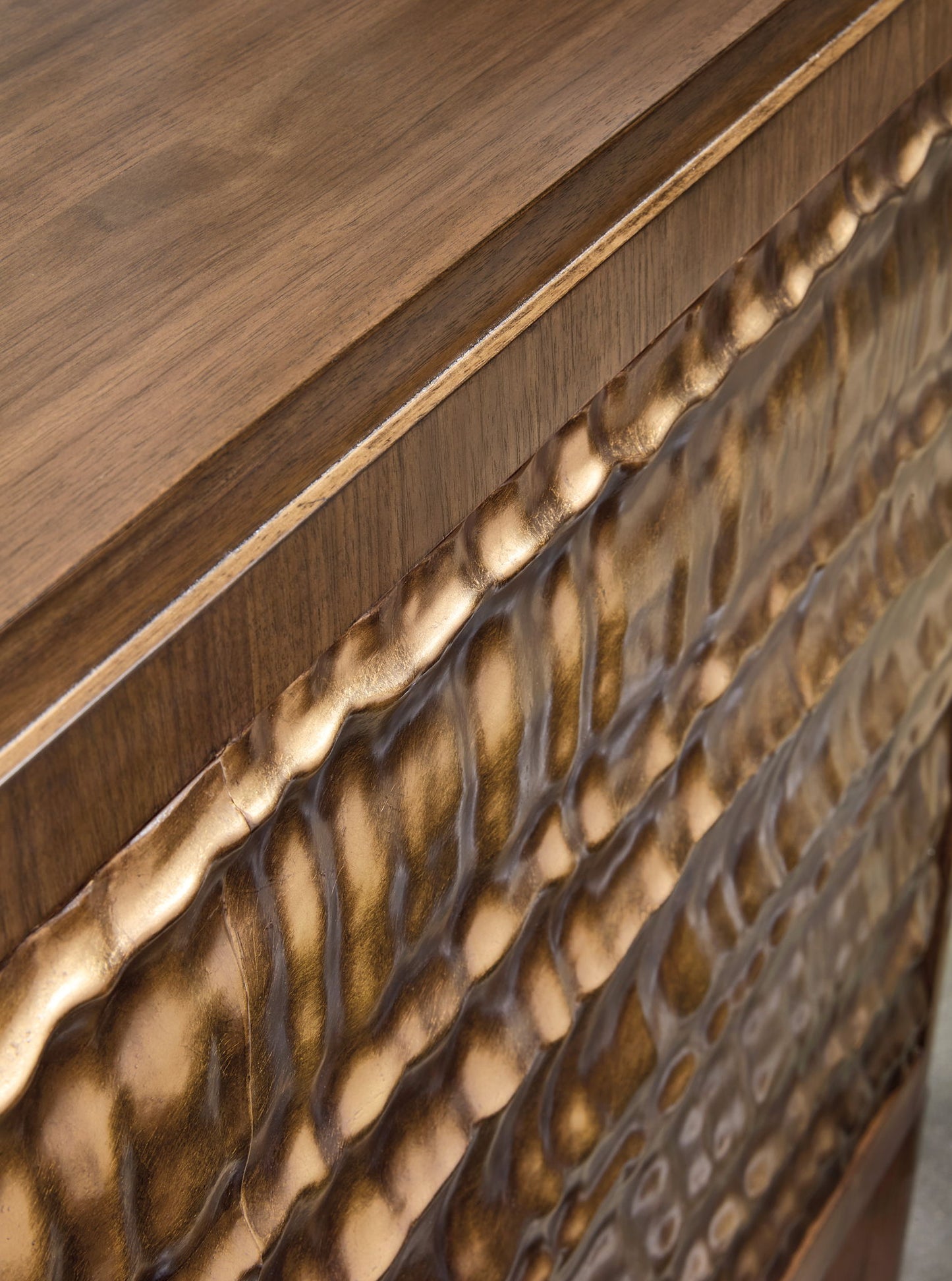 Eleana - Two Door Chest - Medium Wood