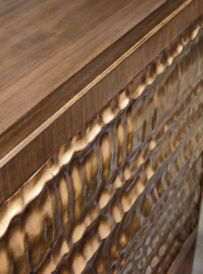 Eleana - Two Door Chest - Medium Wood