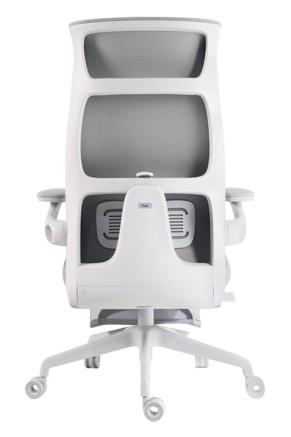 Dc - Fabric Massage Desk Chair - White