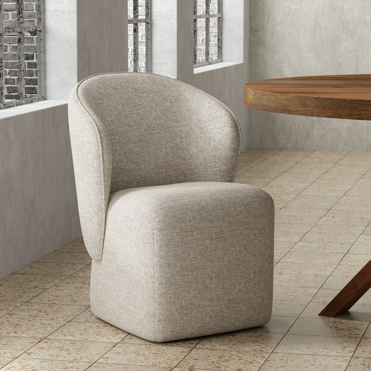 Bongo - Dining Chair (Set of 2) - Quartermaster Linen White