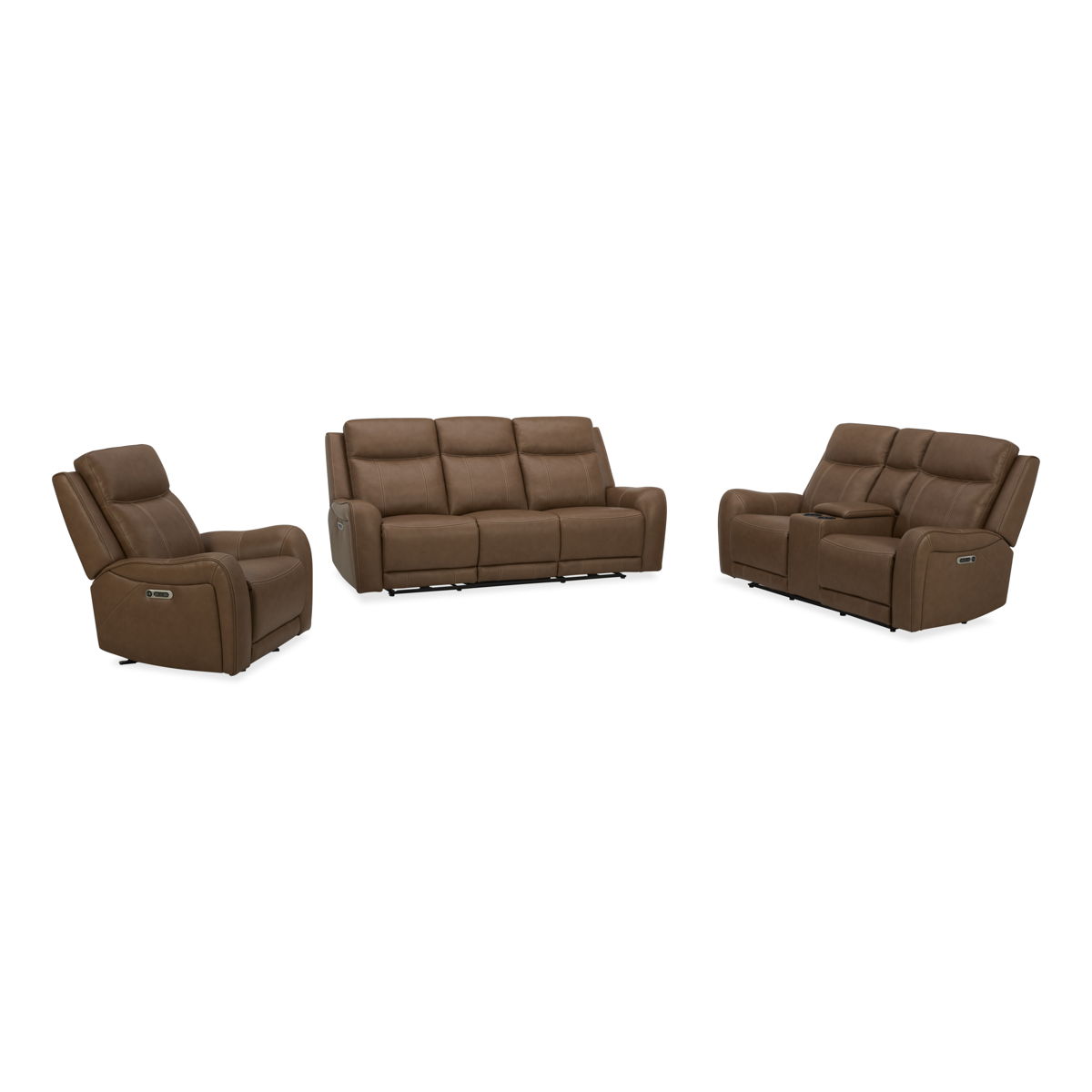 Haywood - Power Reclining Sofa - Butternut