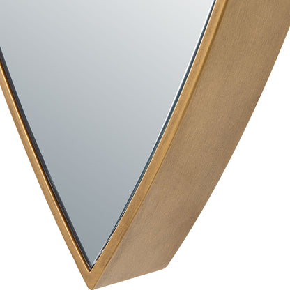 Abanu - Ribbed Gold Dressing Mirror