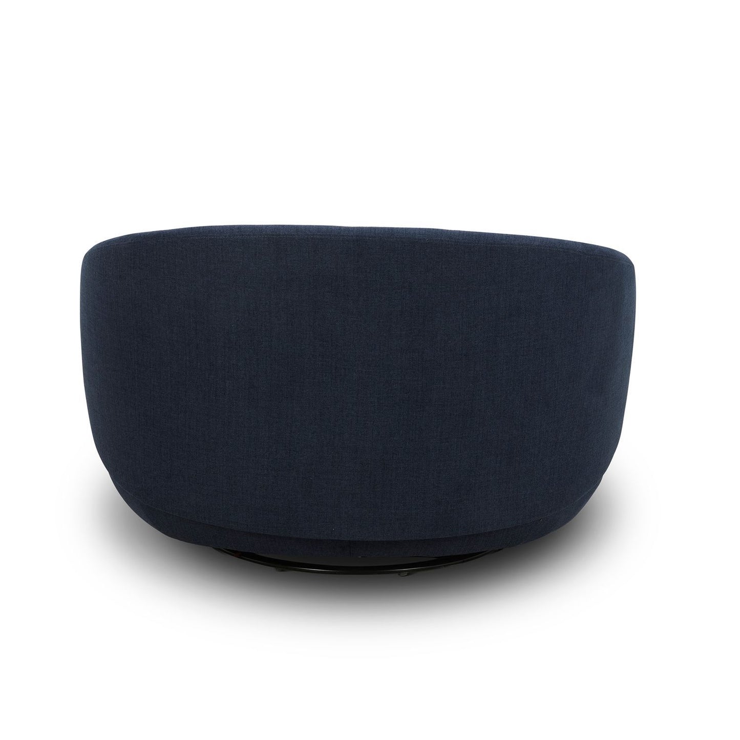 Haley - Upholstered Swivel Cuddler Chair