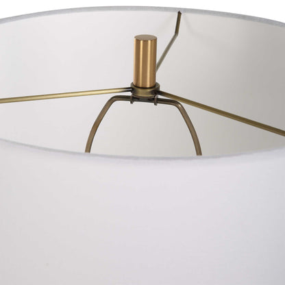 Palu - Travertine Table Lamp - Beige