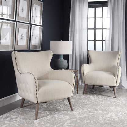 Donya - Accent Chair - Cream