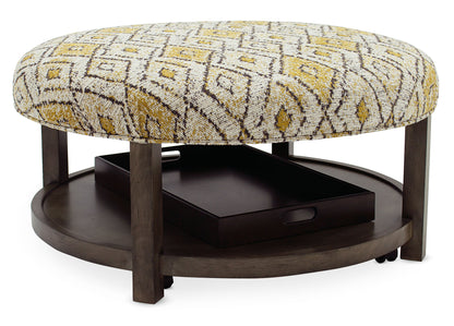 Harlow - Round Non-Tufted Ottoman