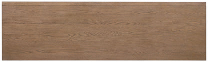 Sonnet - Eight-Drawer Dresser - Dark Gray / Light Brown