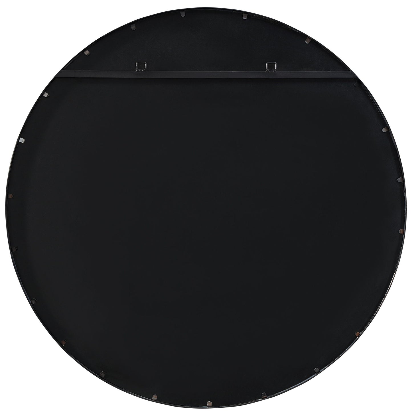 Cashel - Round Iron Mirror - Black