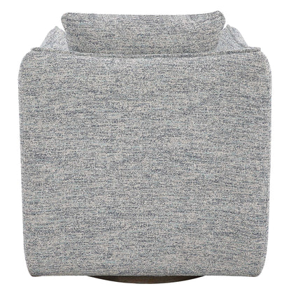 Corben - Swivel Chair - Pearl Silver