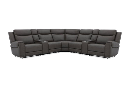 Momentum - Modular Power Reclining Sectional With Power Adjustable Headrests