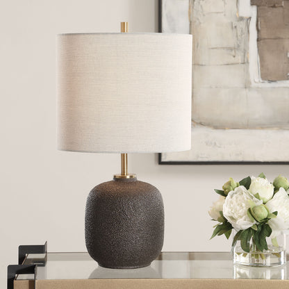 Blacktop - Textured Buffet Lamp - Black