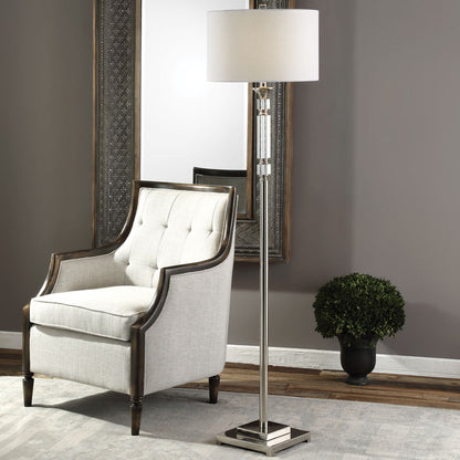 Volusia - Floor Lamp - Nickel